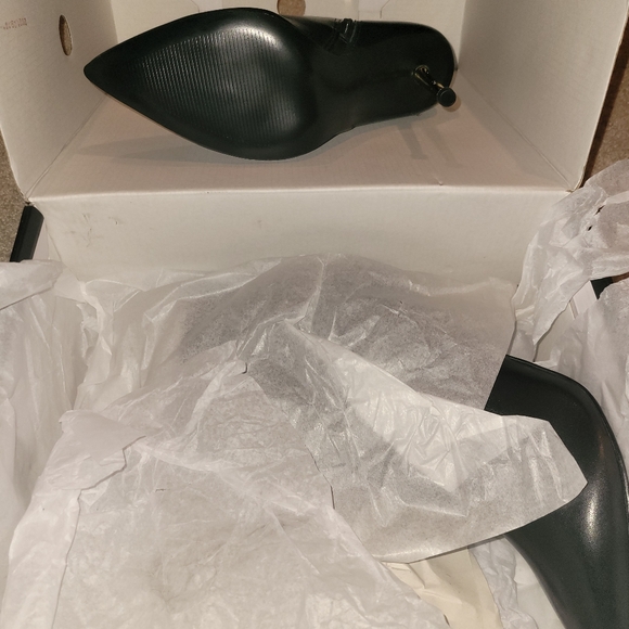 NINE West Leather High Heel Dress Booties - Picture 10 of 10